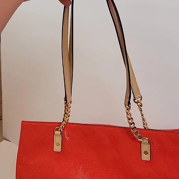 Red/orange Michael Kors shoulder bag - Picture 3 of 14